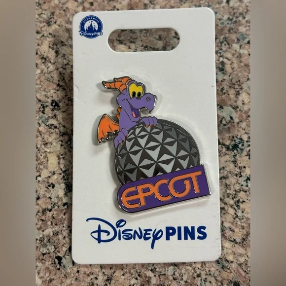 Disney Pin - Figment - EPCOT - Spaceship Earth 2024 - Picture 1 of 2